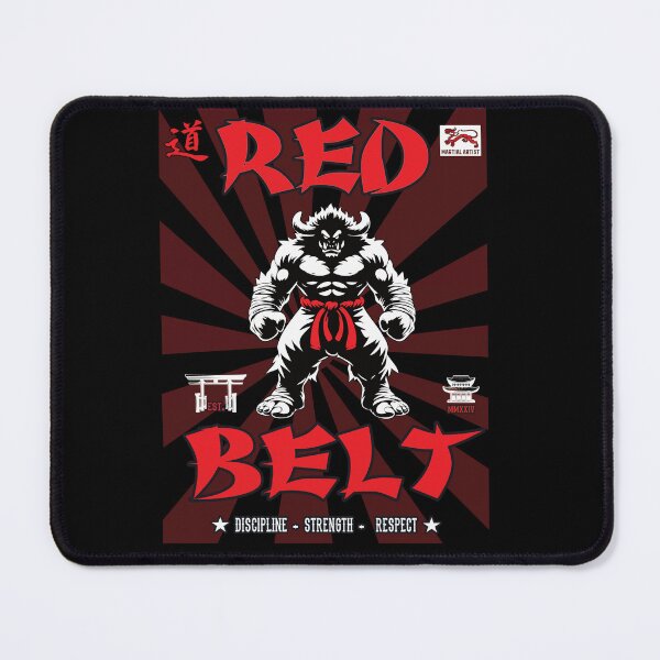 Item preview, Red Belt - Mastery in Martial Arts designed and sold by RetroMaritalArt.