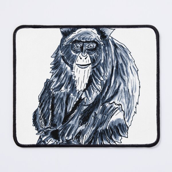Item preview, De Brazza Monkey (Beard Monkey) designed and sold by Cris Carroca.