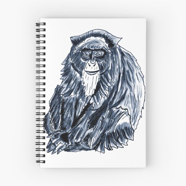 Item preview, De Brazza Monkey (Beard Monkey) designed and sold by Cris Carroca.