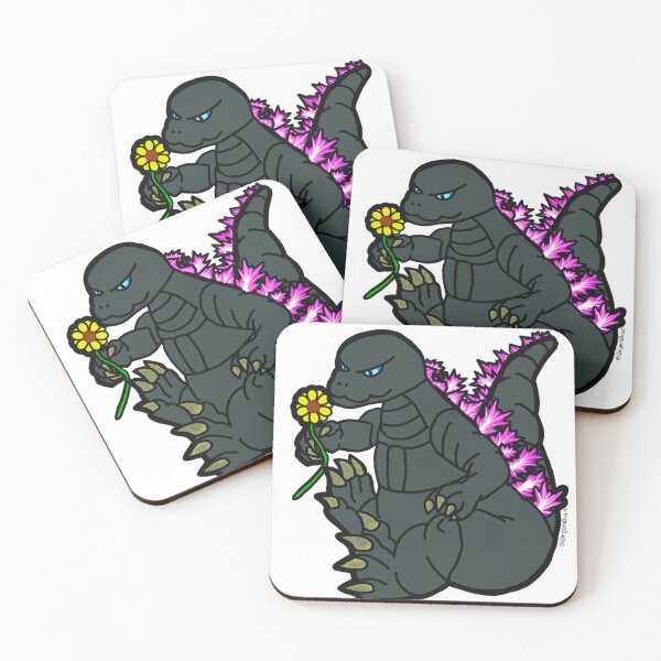 Item preview, Godzilla stopping to smell the flowers designed and sold by Gingers-Brain.