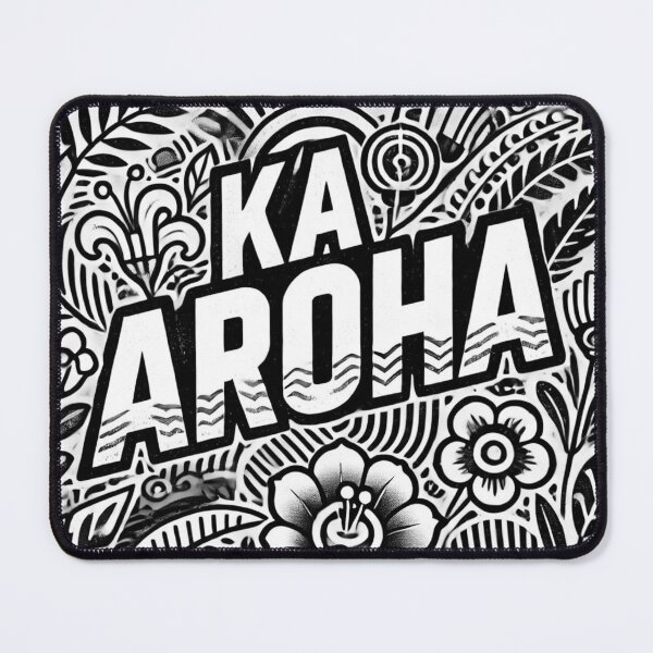 Item preview, Ka Aroha (Black and White) designed and sold by Customisedartnz.