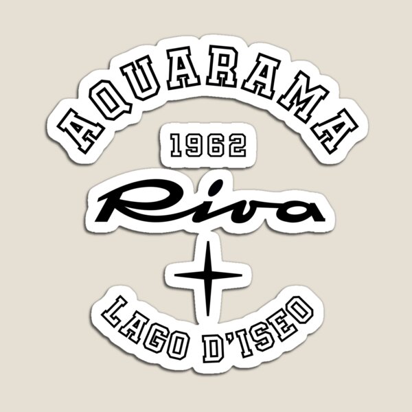 Riva Aquarama Yacht Monaco Runabout Bateau à moteur Italie Vintage Magnet