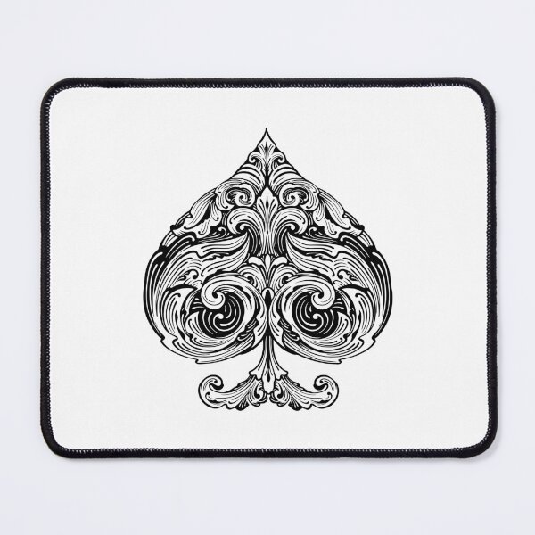 Item preview, spades symbol in arabesque art, playing cards designed and sold by Numbers-Art.