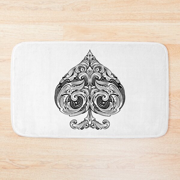 Item preview, spades symbol in arabesque art, playing cards designed and sold by Numbers-Art.