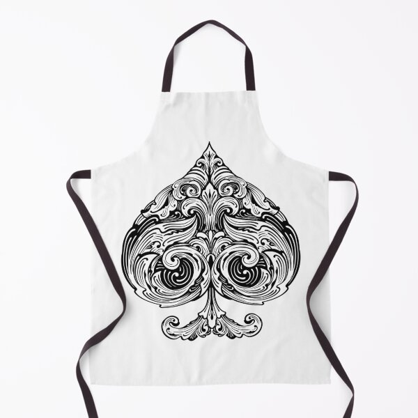 Item preview, spades symbol in arabesque art, playing cards designed and sold by Numbers-Art.