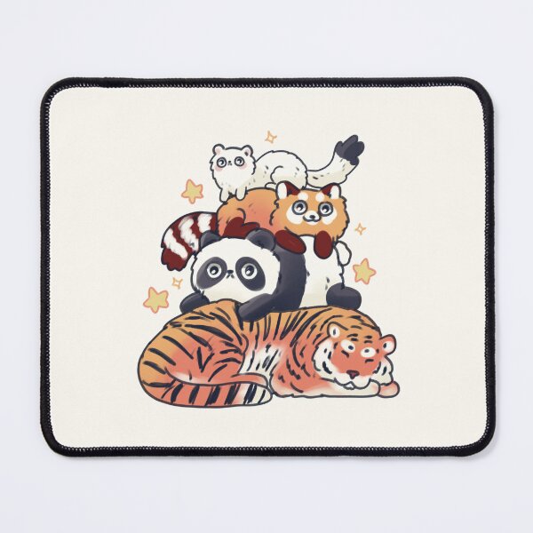 Item preview, Tiger panda red panda and ferret stack  designed and sold by Artofmayara.