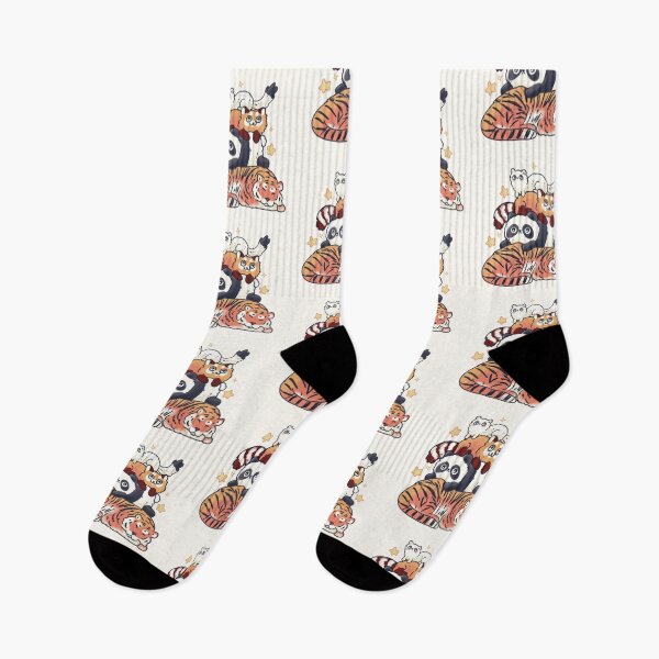 Item preview, Tiger panda red panda and ferret stack  designed and sold by Artofmayara.