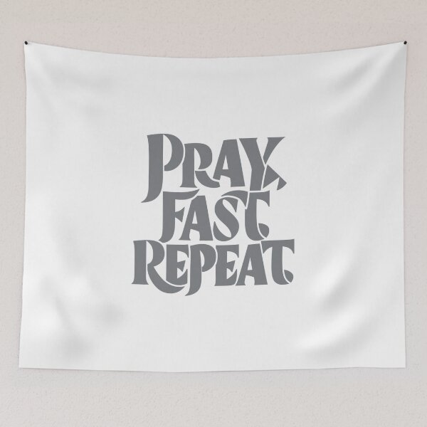 Item preview, Pray, Fast, Repeat designed and sold by Gentle40Winks.