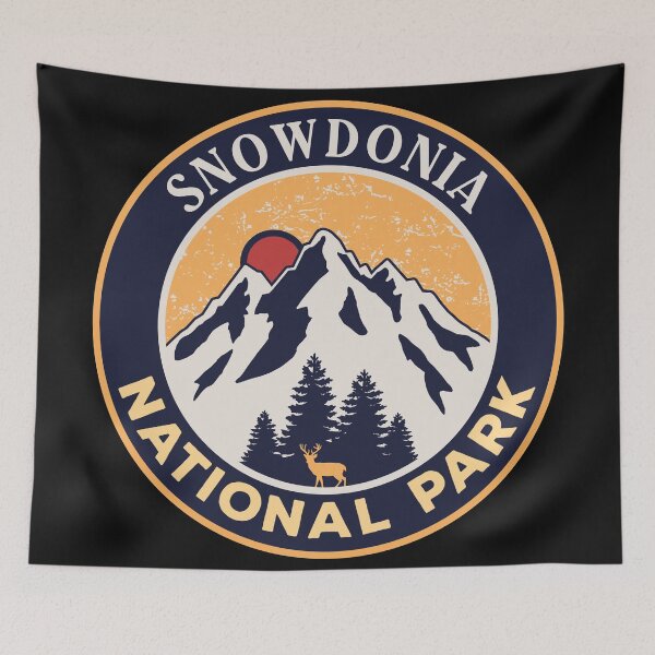 Item preview, Snowdonia National Park-Vintage designed and sold by graphic-map.