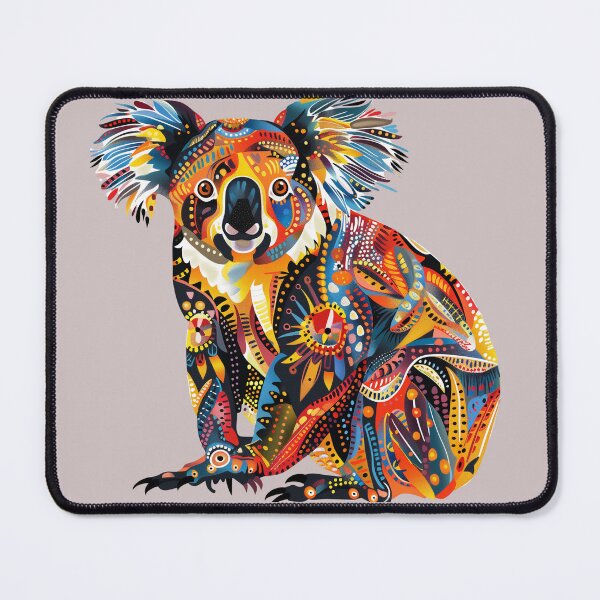 Item preview, Koala in colorful Indigenous Australian Art Style designed and sold by graknowles.