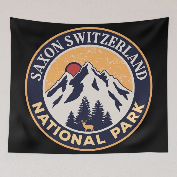 Item preview, Saxon Switzerland National Park-Vintage designed and sold by graphic-map.