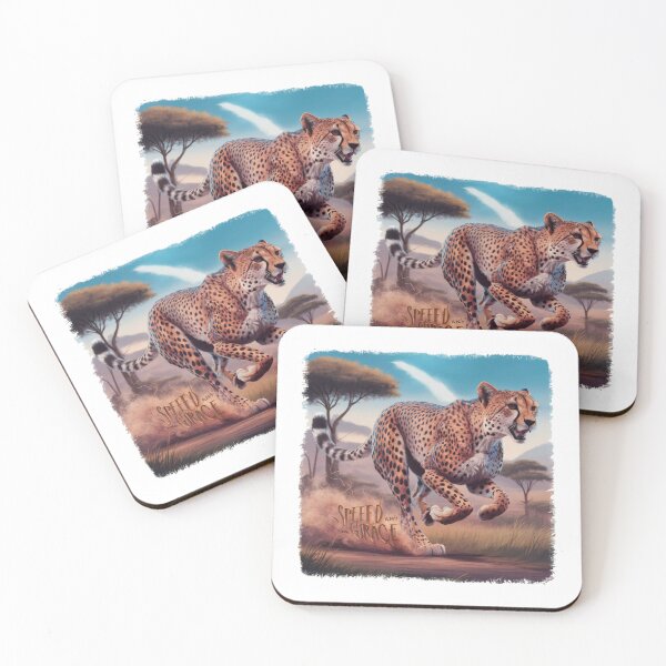 Item preview, Speed and Grace: Energetic Cheetah Art designed and sold by deluxedigital1.