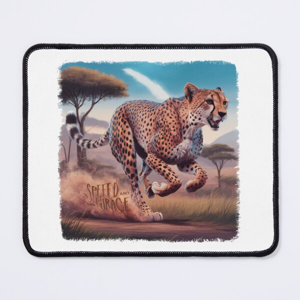 Item preview, Speed and Grace: Energetic Cheetah Art designed and sold by deluxedigital1.