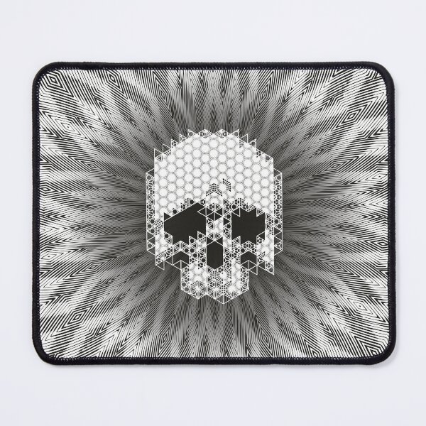 Item preview, kumiko skull optical cross designed and sold by silvercordchop.