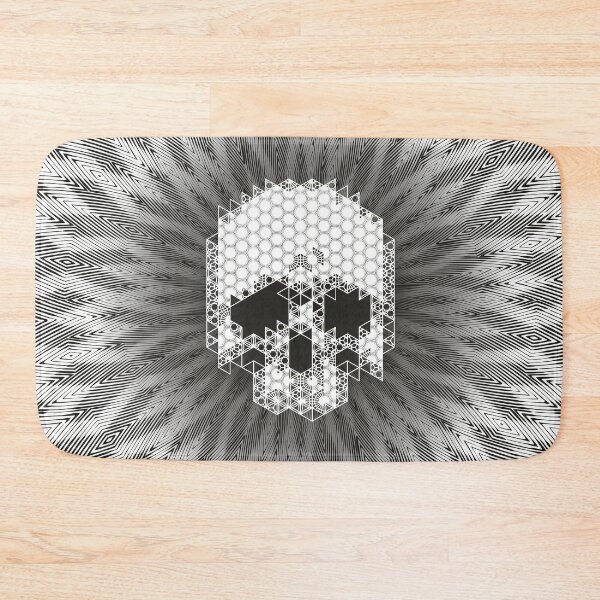 Item preview, kumiko skull optical cross designed and sold by silvercordchop.