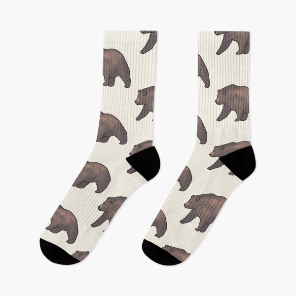 Item preview, Cartoon grizzly bear  designed and sold by Artofmayara.