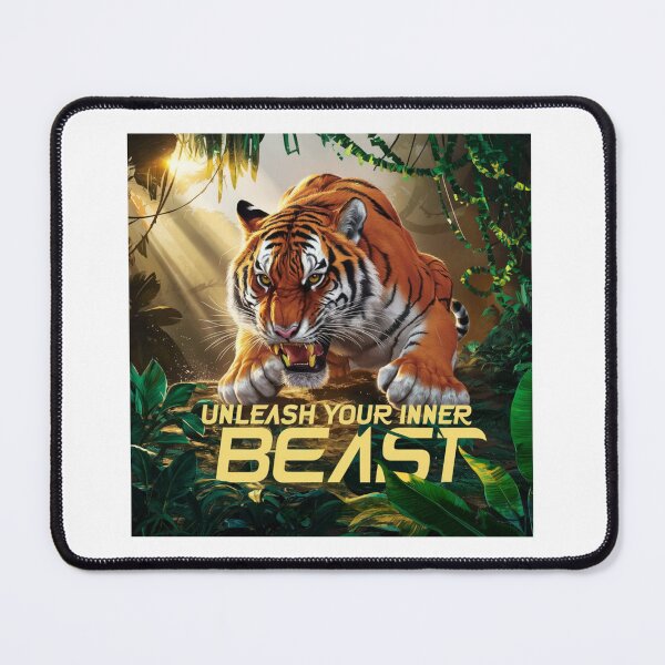 Item preview, Unleash Your Inner Beast: Fierce Tiger Art designed and sold by deluxedigital1.
