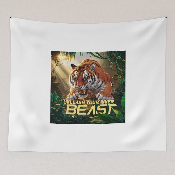 Item preview, Unleash Your Inner Beast: Fierce Tiger Art designed and sold by deluxedigital1.