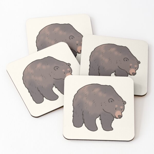 Item preview, Cartoon grizzly bear  designed and sold by Artofmayara.