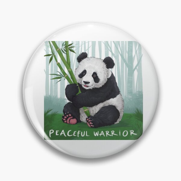 Item preview, Peaceful Warrior: Gentle Panda Art designed and sold by deluxedigital1.