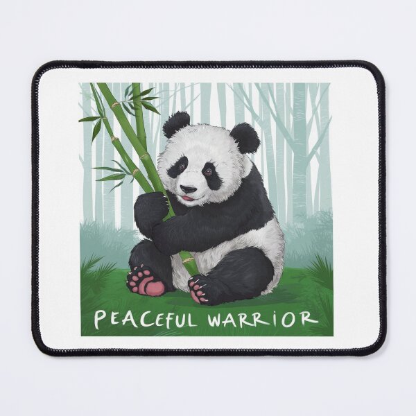 Item preview, Peaceful Warrior: Gentle Panda Art designed and sold by deluxedigital1.