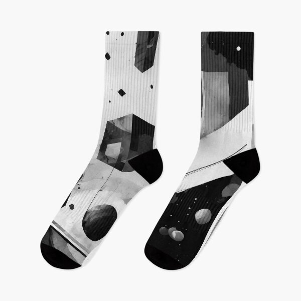 Item preview, Black and white 3D geometric figures. designed and sold by GRACIART-FR.