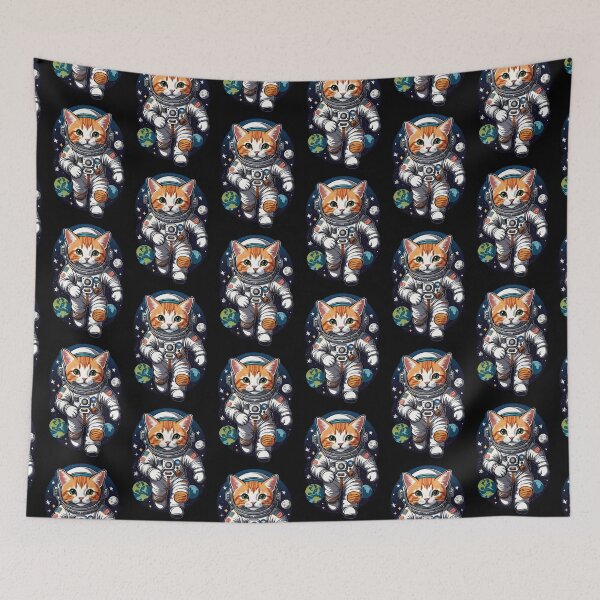 Item preview, Catstronaut (#03) cat astronaut in space [Create a set!] designed and sold by SolidEarthArt.