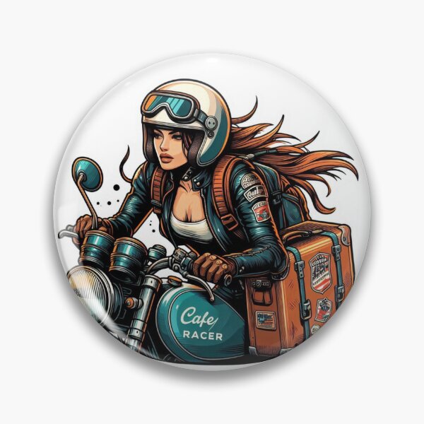 Item preview, Motorcycle Biker Girl : Automotive Merchandise -  designed and sold by InfmsCorp.