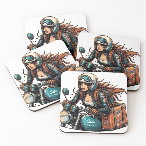 Item preview, Motorcycle Biker Girl : Automotive Merchandise -  designed and sold by InfmsCorp.