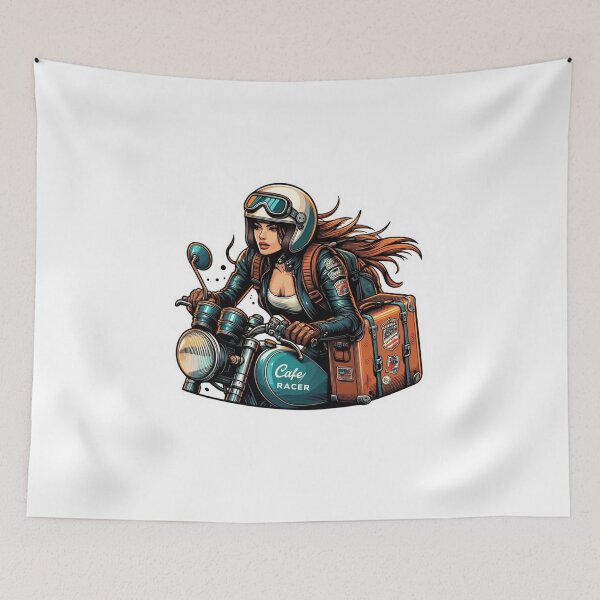 Item preview, Motorcycle Biker Girl : Automotive Merchandise -  designed and sold by InfmsCorp.