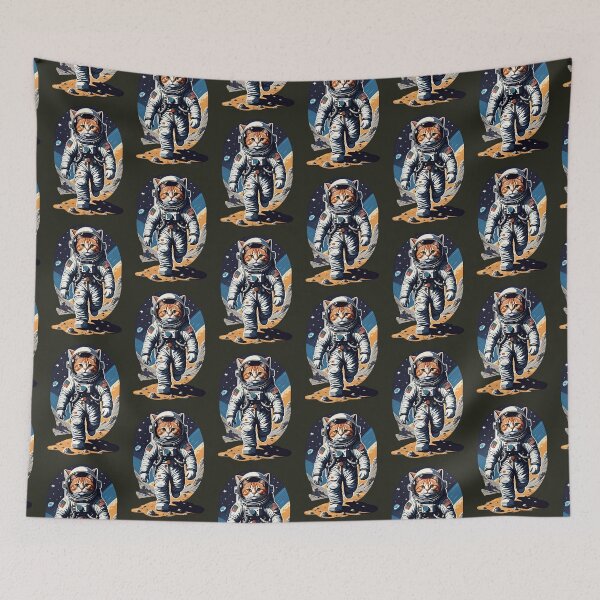 Item preview, Catstronaut (#05) cat astronaut in space [Create a set!] designed and sold by SolidEarthArt.