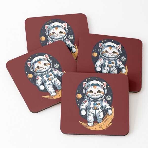 Item preview, Catstronaut (#06) cat astronaut in space [Create a set!] designed and sold by SolidEarthArt.