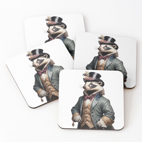 Item preview, Chester, the gentleman badger designed and sold by Lhdigitaldesign.