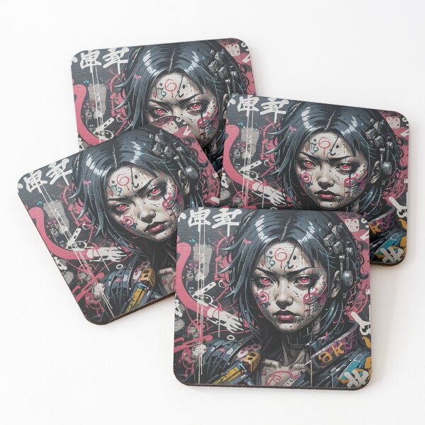 Item preview, Dystopian Cyberpunk Graffiti, Japanese Street Art designed and sold by Burn-Ego.