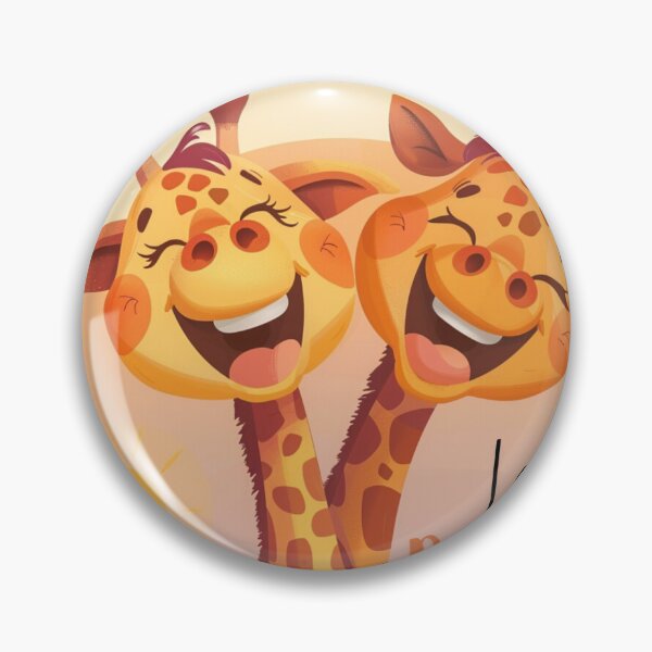 Item preview, Giraffe Love Sticker designed and sold by Mini-magaze.