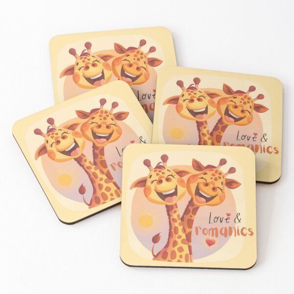 Item preview, Giraffe Love Sticker designed and sold by Mini-magaze.