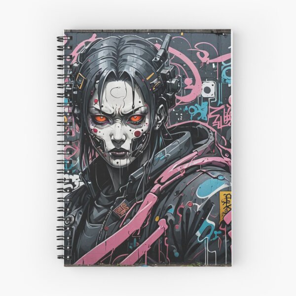 Item preview, Cyberpunk Witch Graffiti, Japanese Street Art, Dystopian designed and sold by Burn-Ego.