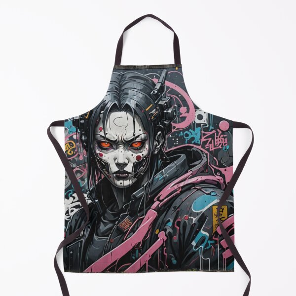 Item preview, Cyberpunk Witch Graffiti, Japanese Street Art, Dystopian designed and sold by Burn-Ego.