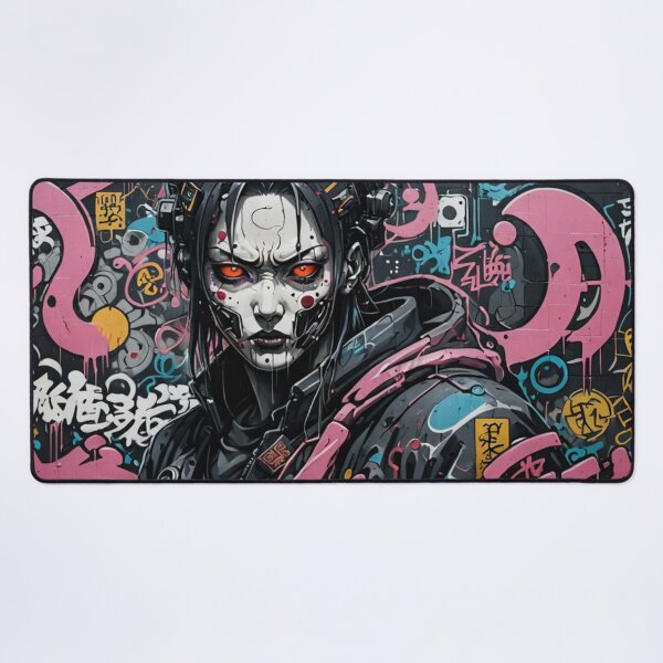 Item preview, Cyberpunk Witch Graffiti, Japanese Street Art, Dystopian designed and sold by Burn-Ego.