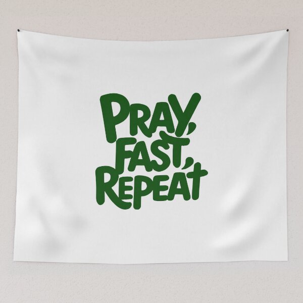 Item preview, Pray, Fast, Repeat designed and sold by Gentle40Winks.