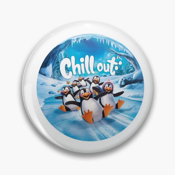 Item preview, Chill Out: Joyful Penguins Art designed and sold by deluxedigital1.