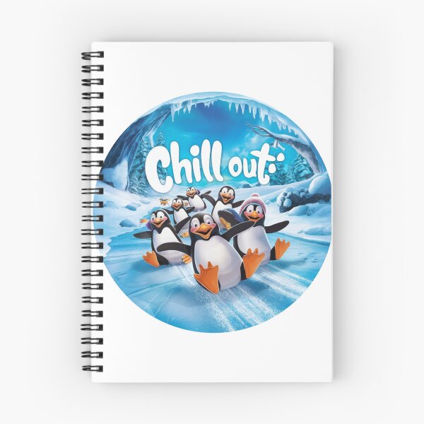Item preview, Chill Out: Joyful Penguins Art designed and sold by deluxedigital1.