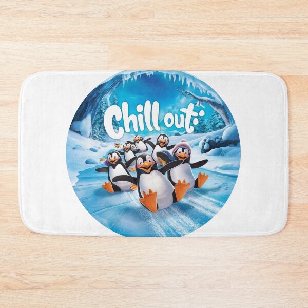 Item preview, Chill Out: Joyful Penguins Art designed and sold by deluxedigital1.