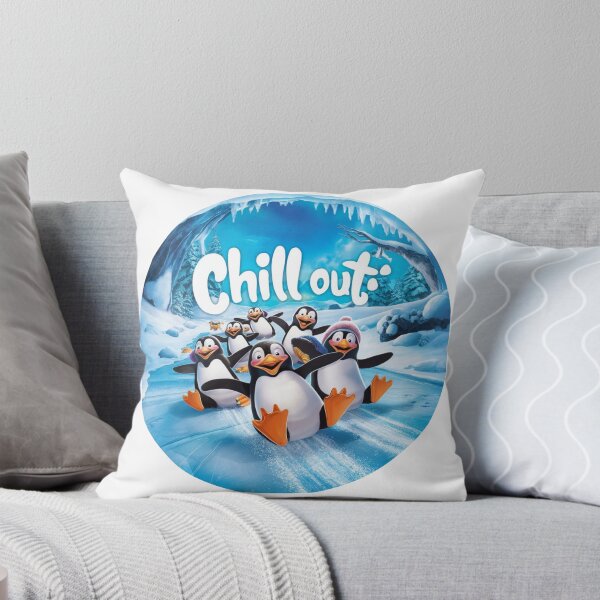 Item preview, Chill Out: Joyful Penguins Art designed and sold by deluxedigital1.