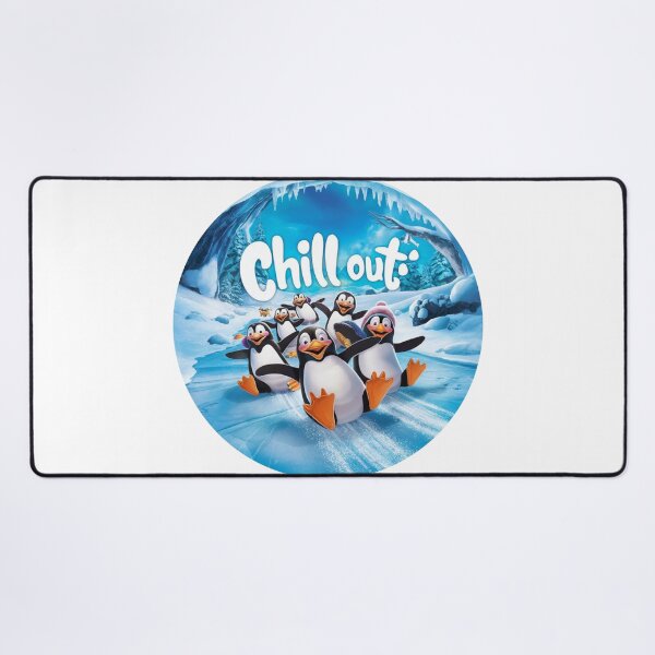 Item preview, Chill Out: Joyful Penguins Art designed and sold by deluxedigital1.