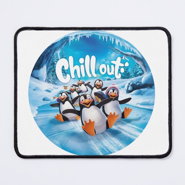 Item preview, Chill Out: Joyful Penguins Art designed and sold by deluxedigital1.