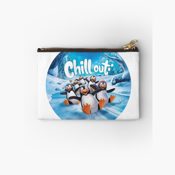 Item preview, Chill Out: Joyful Penguins Art designed and sold by deluxedigital1.