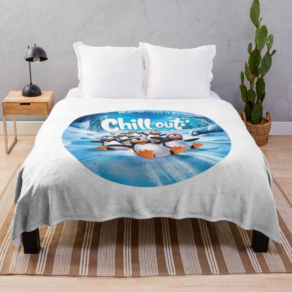 Item preview, Chill Out: Joyful Penguins Art designed and sold by deluxedigital1.