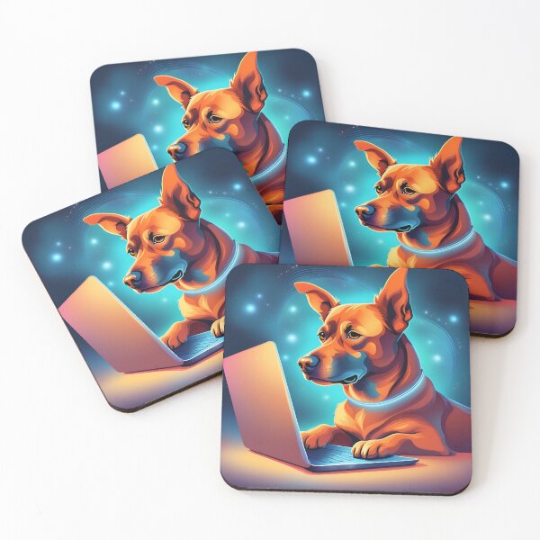 Item preview, Dog with a Laptop designed and sold by JacobsParadise.