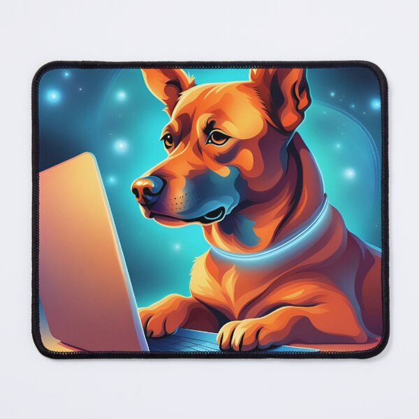 Item preview, Dog with a Laptop designed and sold by JacobsParadise.